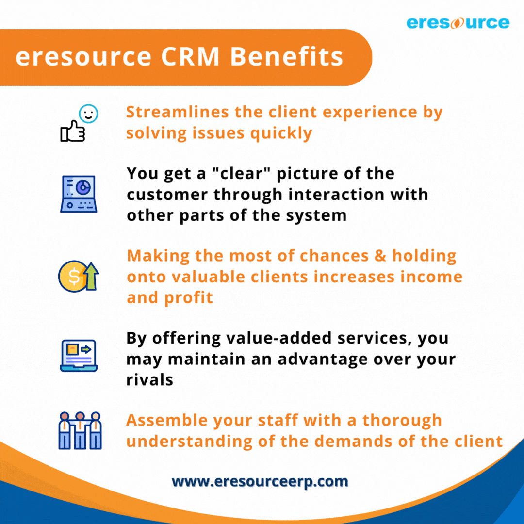 CRM Benefits - eresource ERP